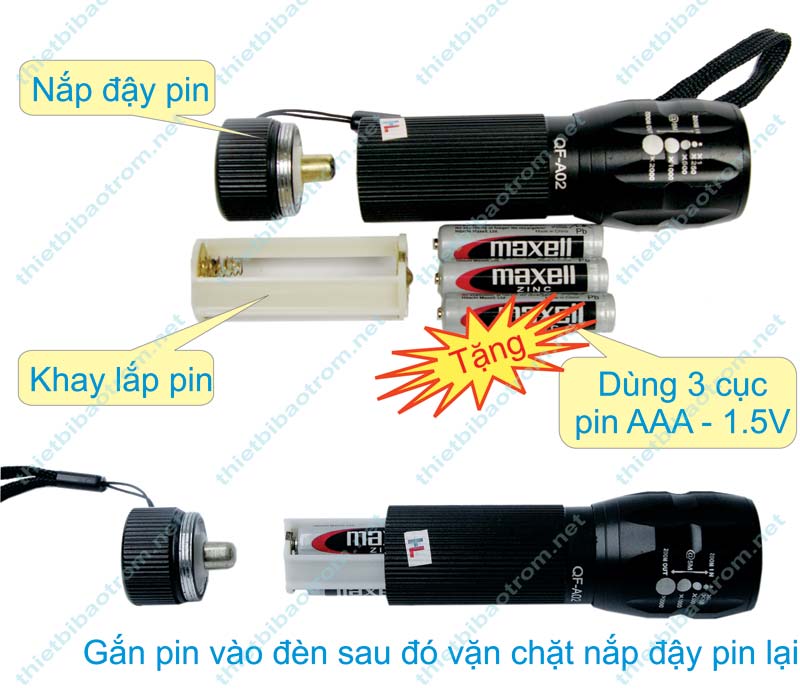 Đèn pin siêu sáng DP-A02