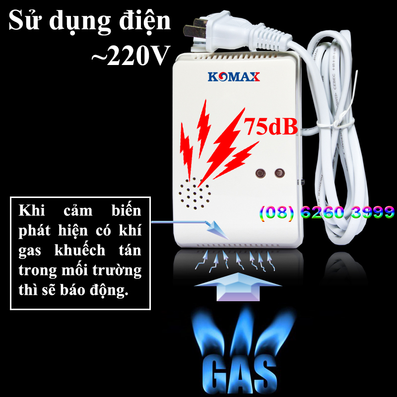Nguồn điện sử dụng cho báo gas độc lập KM-G01