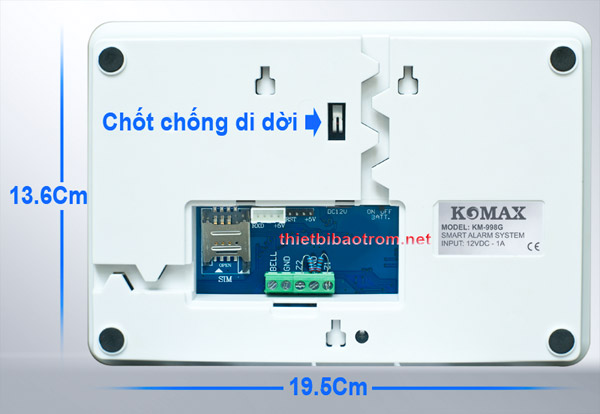 Báo trộm Komax KM-998G 3