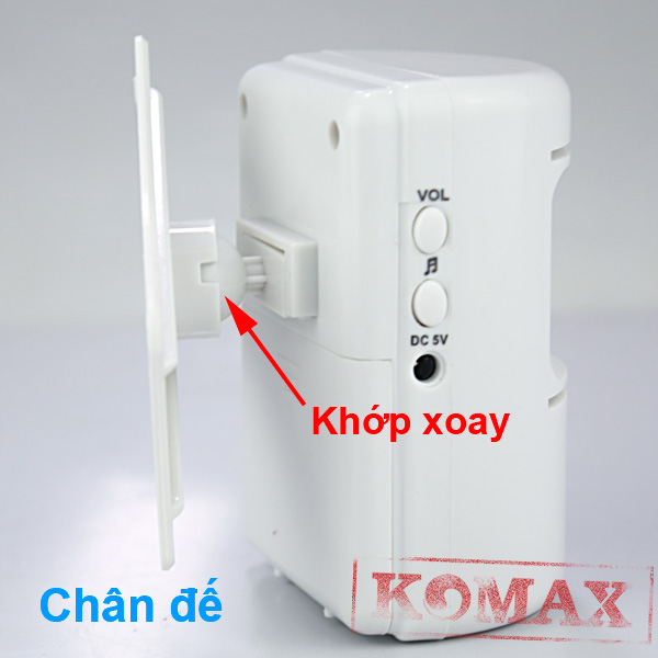 Mặt hông của báo khách 2 chiều km-008b