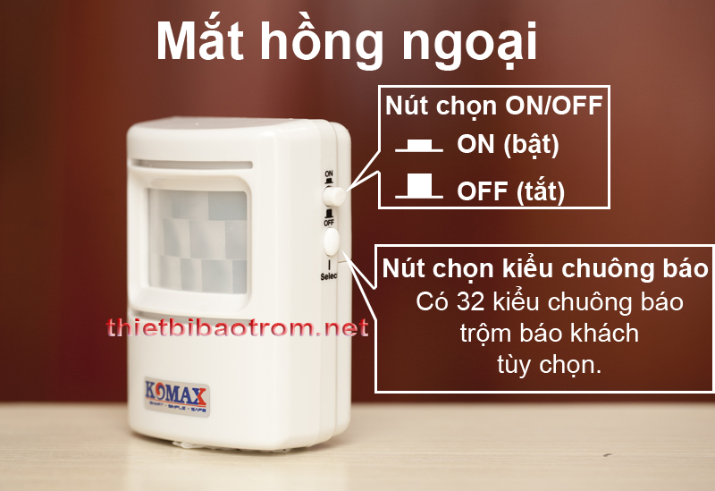 Mắt hồng ngoại của báo khách KM-X50