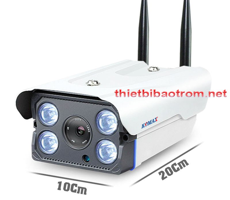 Kích thước của camera hd ngoài trời KM-W6