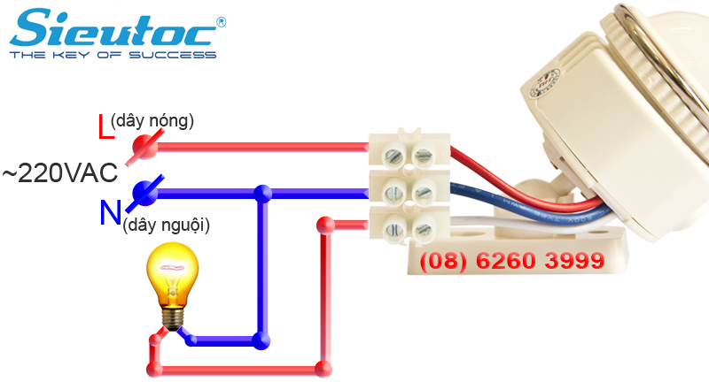 Sơ đồ đấu dây của cảm ứng AG-02B