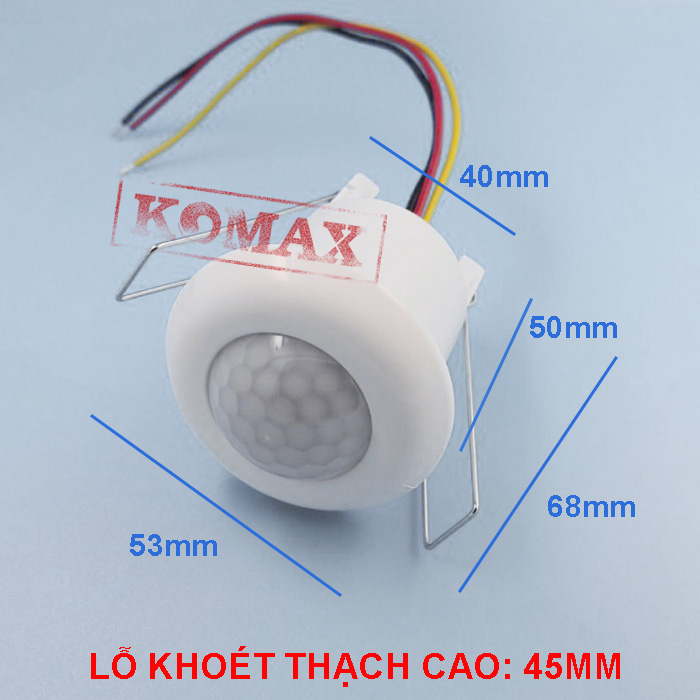 Cảm biến hồng ngoại gắn trần thạch cao KM-S26 - 5