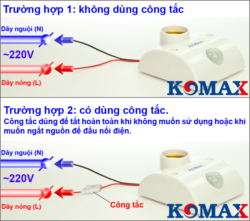 Hướng dẫn sử dụng đui đèn KM-S15