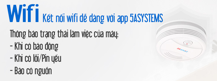  Tự động kết nối với các công tắc wifi thông minh, xử lý sự cố khi phát hiện có khói sẽ tự động tắt quạt thông gió, bật máy bơm cứu hỏa.