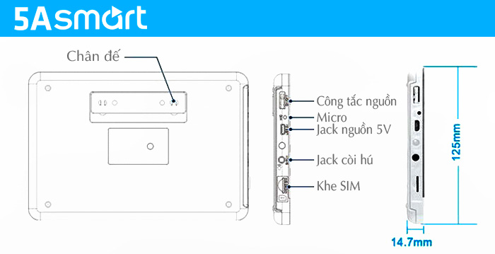 Bộ chống trộm trung tâm 5A-F10-6