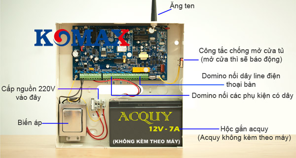 Bo mạch của chống trộm cao cấp KM-999