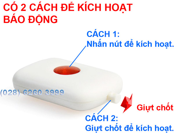 Cách kích hoạt nút nhấn khẩn KM-02R