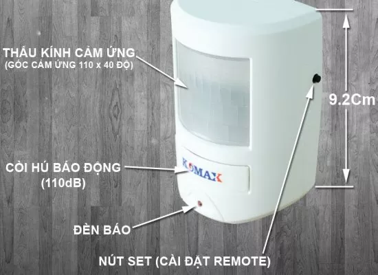 Mô tả cấu tạo cơ bản của chống trộm cao cấp KM-X20 Mô tả cấu tạo cơ bản của chống trộm cao cấp KM-X20