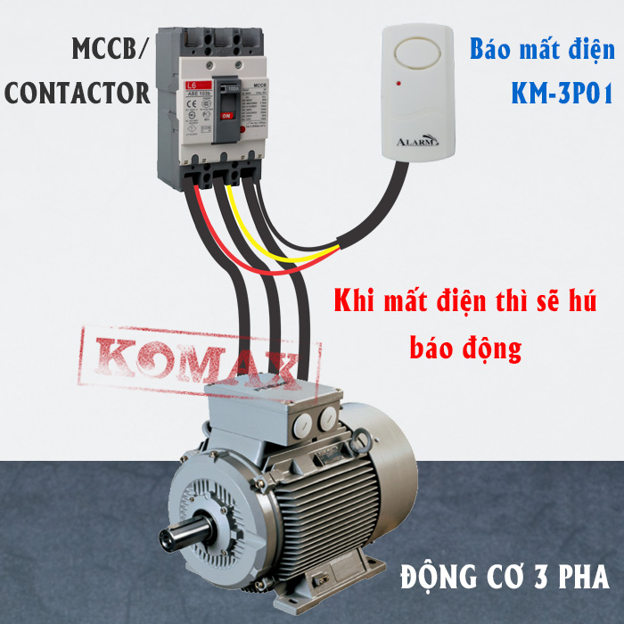 Cách nối dây để bảo vệ động cơ điện 3 pha