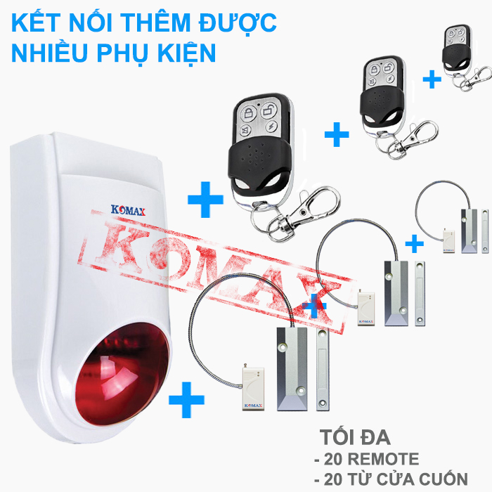 Báo trộm cửa cuốn có pin dự phòng - 2