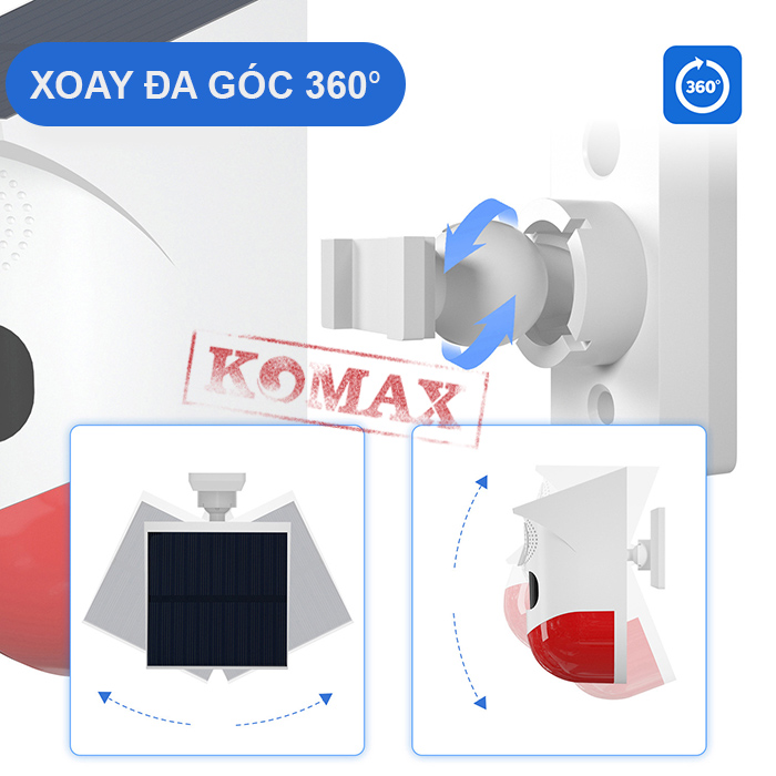 Với chân đế có thể xoay nhiều hướng, X20 rất dễ dàng lắp đặt và chỉnh góc