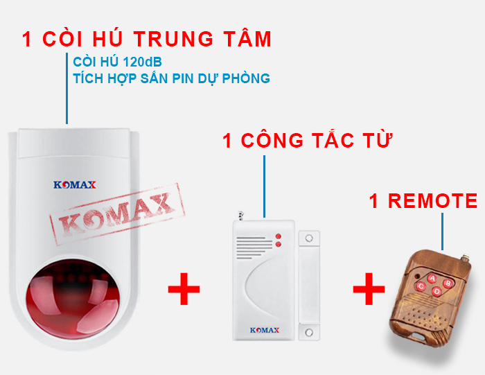 Thiết Bị Báo Động Chống Trộm Cửa KM-T80D Máy chống trộm cửa thông minh với còi báo động lớn, phát hiện mở cửa trái phép và cảnh báo ngay lập tức.
