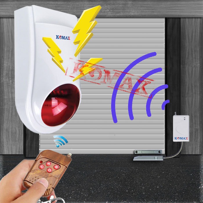 B&aacute;o trộm cửa cuốn c&oacute; pin dự ph&ograve;ng - 1