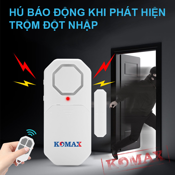 Chống trộm gắn cửa kèm remote km-rc25