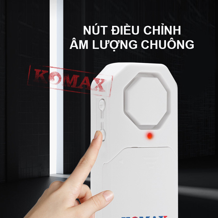 Báo trộm gắn cửa dùng pin km-rc25 1