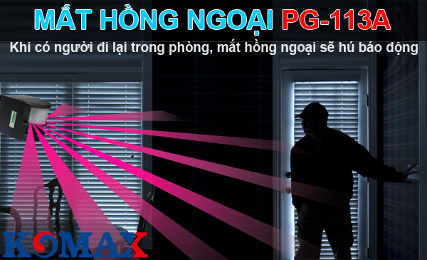 Cách phát hiện trộm của hồng ngoại PG-113A