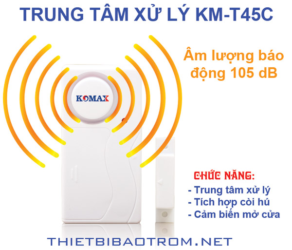 Trung tâm chống trộm dùng pin KM-T45C