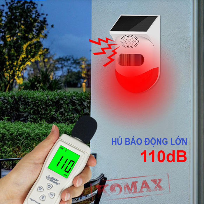 Âm lượng báo động lớn tầm 110db