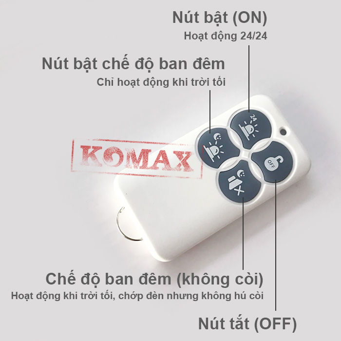 Remote điều khiển của chống trộm hồng ngoại km-x20