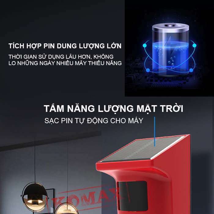 X30 có tấm pin năng lượng mặt trời loại tốt và pn lưu trữ dung lượng cao cho thời gian xài lâu hơn