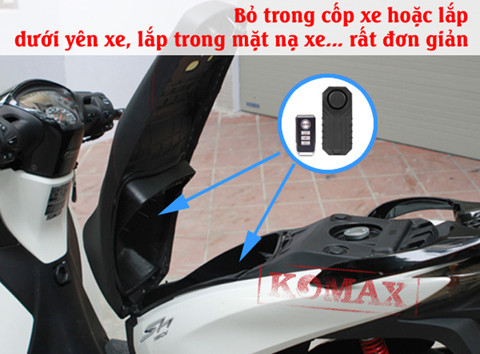 Cảm biến rung chỉnh được độ nhạy cảm biến KM-R16A dùng cho xe máy