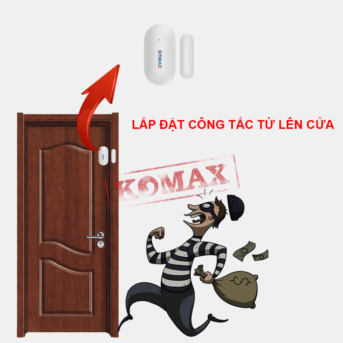 Khả năng chống trộm của công tắc từ KM-D21B rất tốt