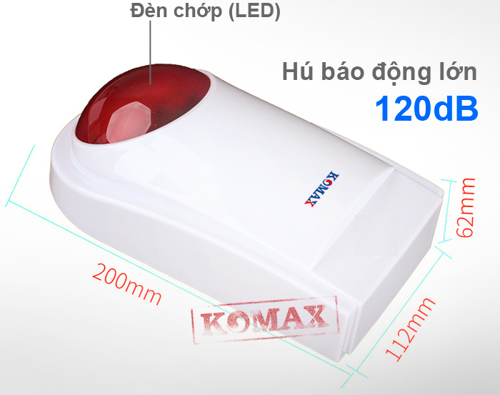 Kích thước của máy chống trộm KM-T80P