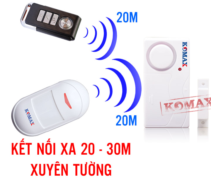 Khoảng cách kết nối của chống trộm KM-T45C