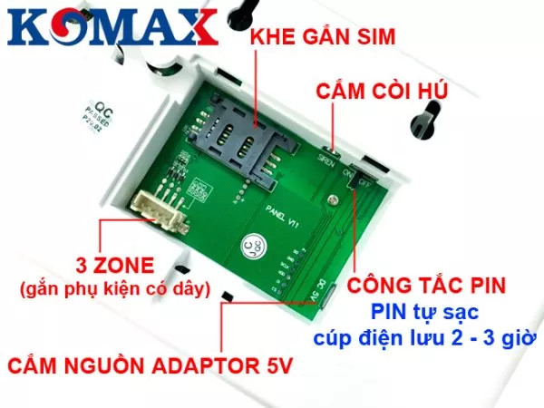 Khả năng kết nối của báo trộm wifi KM-G30