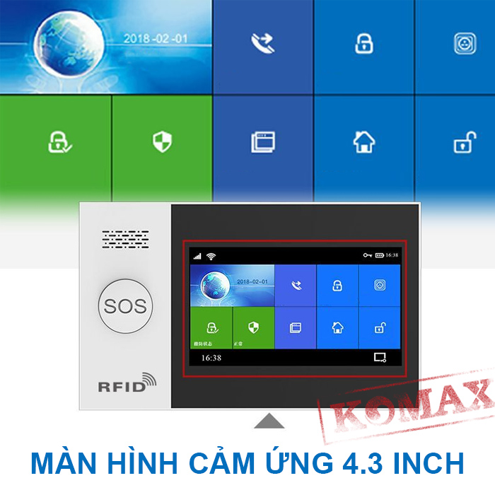 Bộ chống trộm dùng sim băng tần 4G và wifi GW05 