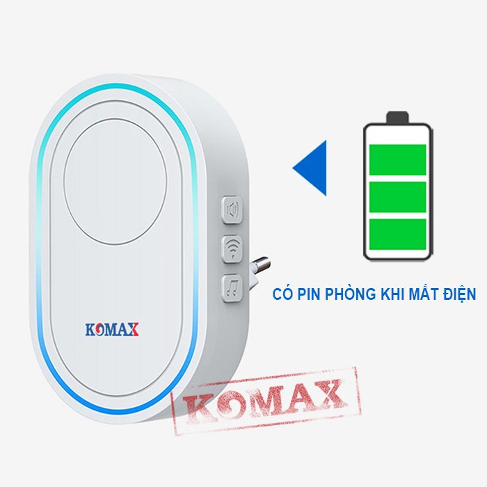 Chuông cửa wifi DB68W có pin sạc dự phòng