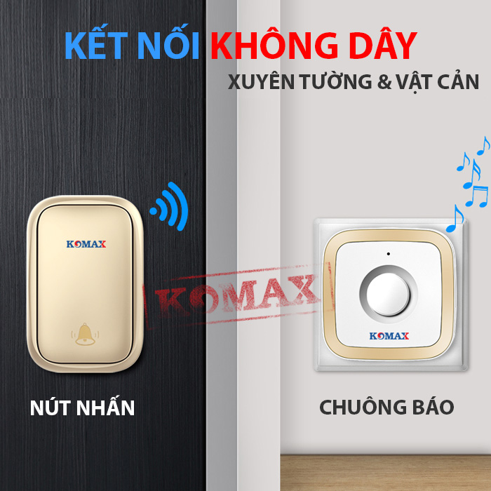 Khả năng kết nối xuyên tường của chuông cửa DB68 rất xa và ổn định