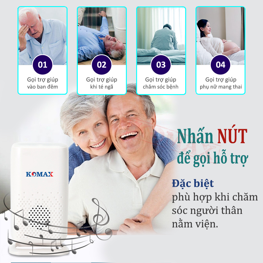 Có thể dùng chuông sos khẩn cấp cho rất nhiều mục đích khác nhau