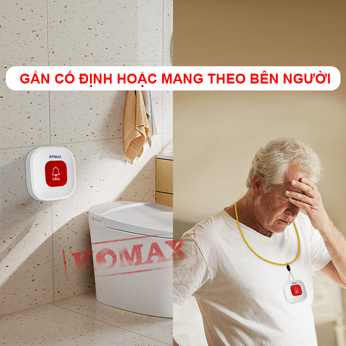 Nút nhấn khẩn Wifi cho người già SOS-05W dùng app tuya kết nối với điện thoại 8