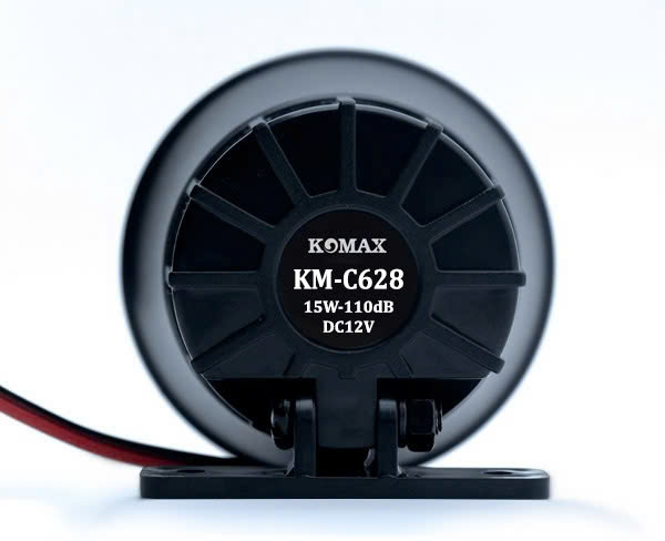 Còi hú 12v KM-628 nhìn thẳng từ phía trước