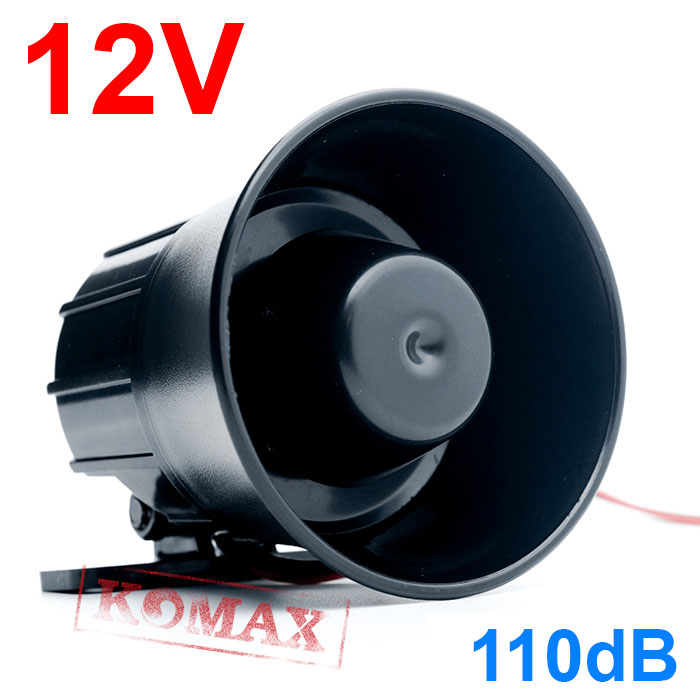 Còi báo động 12v km-628 với thiết kế nhỏ gọn và âm thanh hú lớn