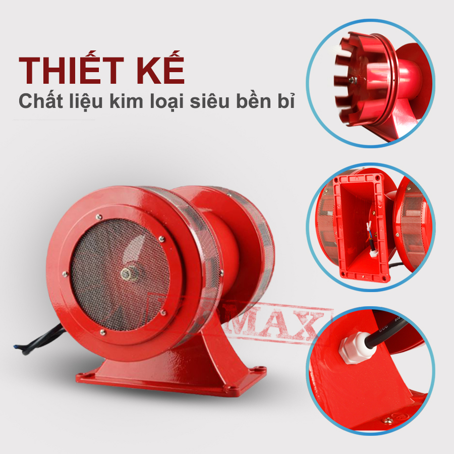 Thiết kế của còi hú công nghiệp MS-790