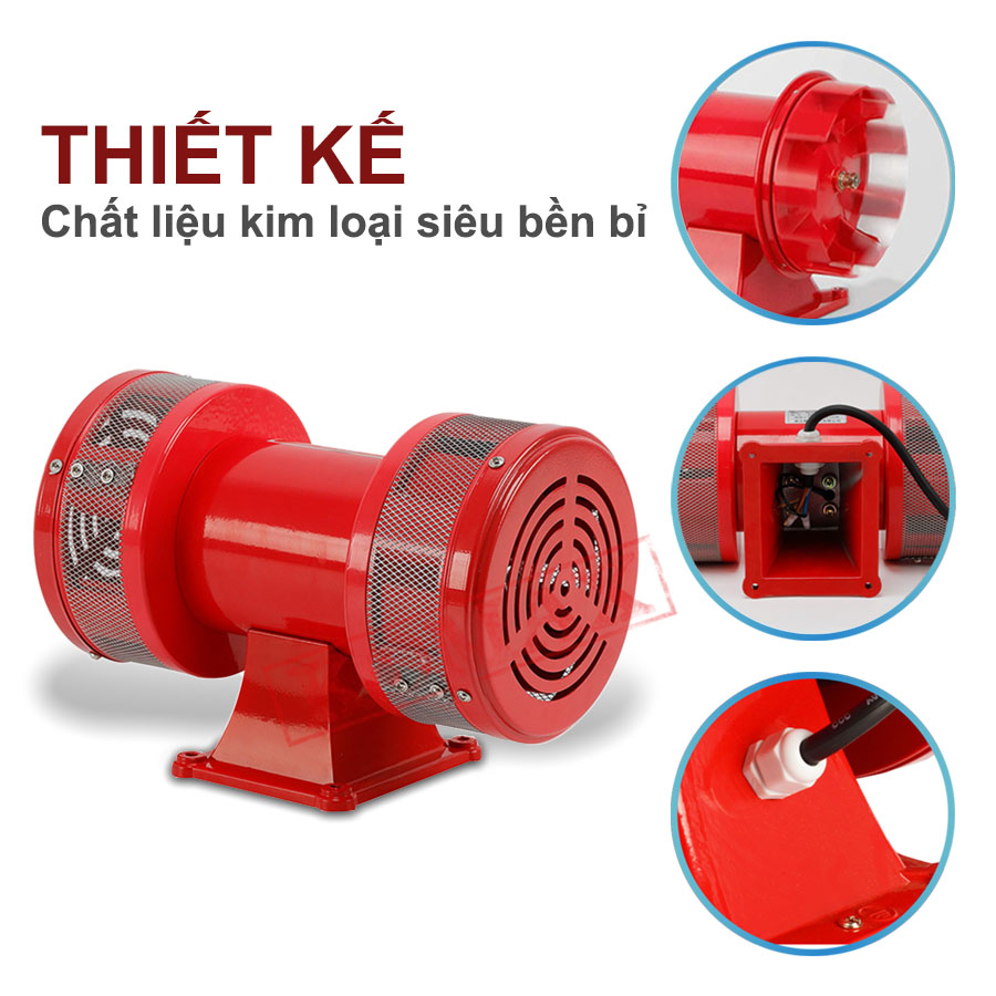 Mặt dưới của còi hú báo động MS-590