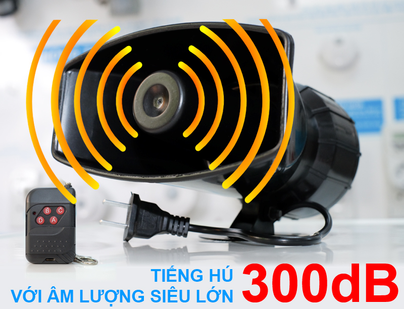 Âm lượng của còi hú công suất lớn KM-R100W