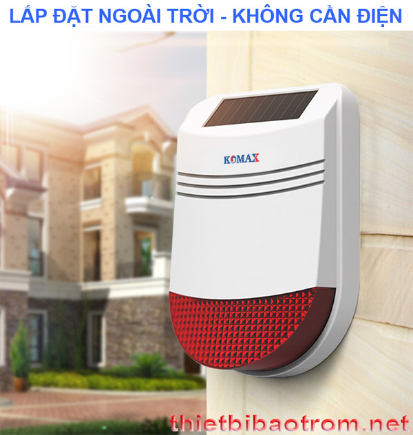 Còi hú năng lượng mặt trời KM-80S-1