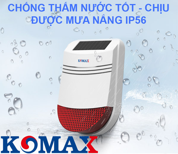 Còi hú năng lượng mặt trời KM-80S-4