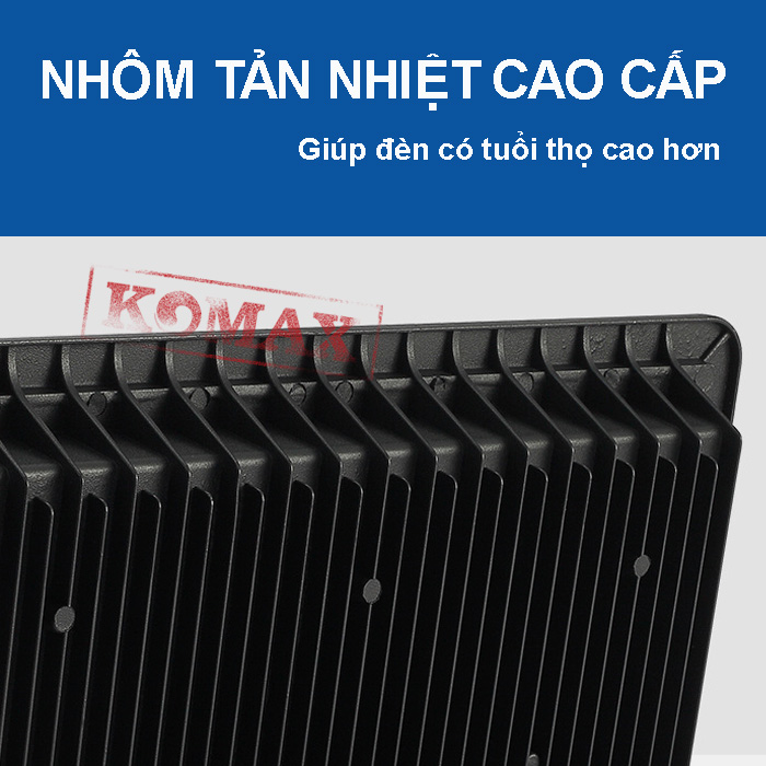 Đèn pha led trắng 20W được thiết kế với chất liệu nhôm cao cấp