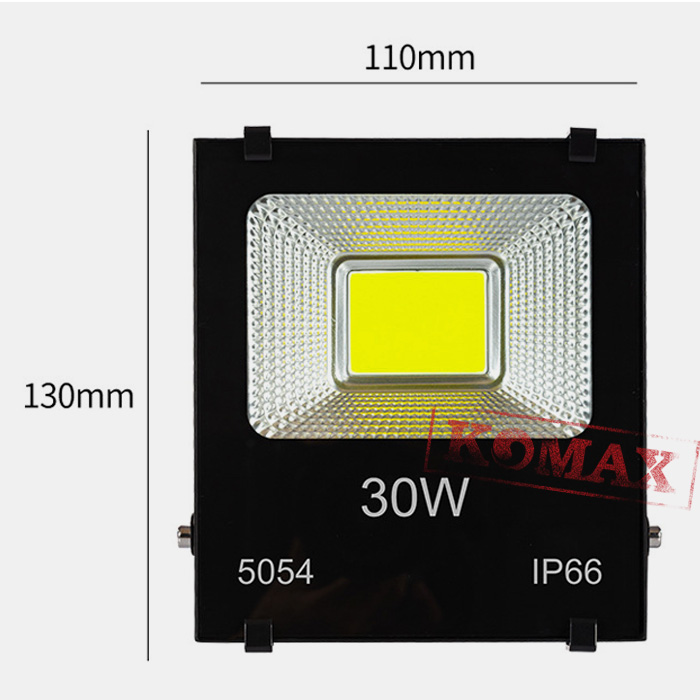 Kích thước đèn pha led cob 5043 30w trắng