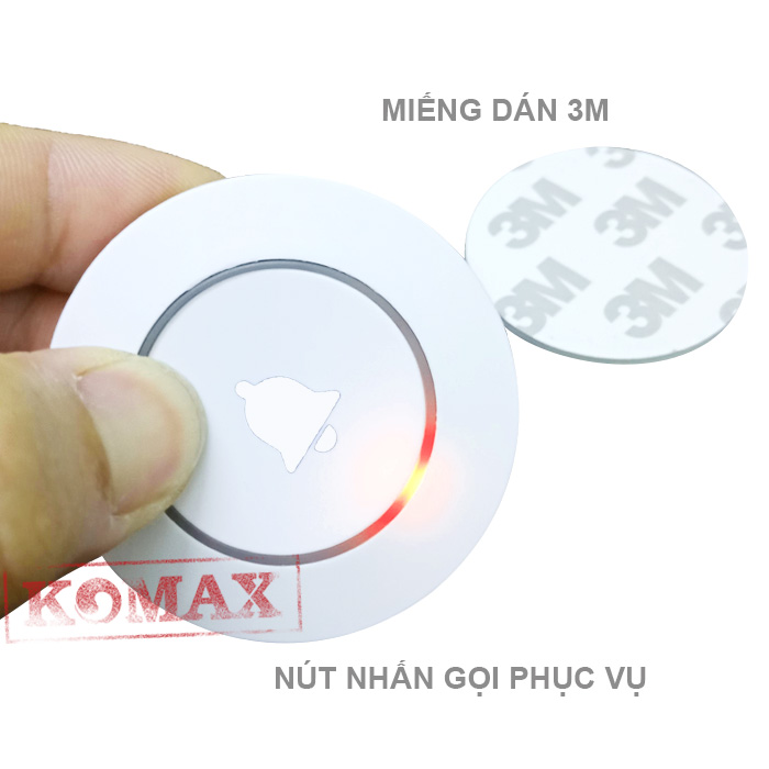 Keo dán 3M kèm theo nút nhấn gọi phục vụ