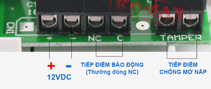 Cách đấu dây của đầu dò vợ kính paradox BP-10