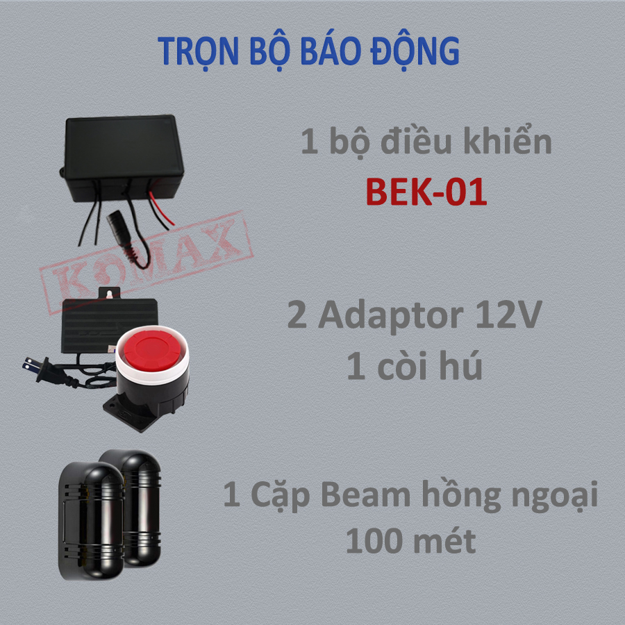 Trọn Bộ hàng rào chống trộm ngoài trời có khả năng bảo vệ trong phạm vi tầm 100m