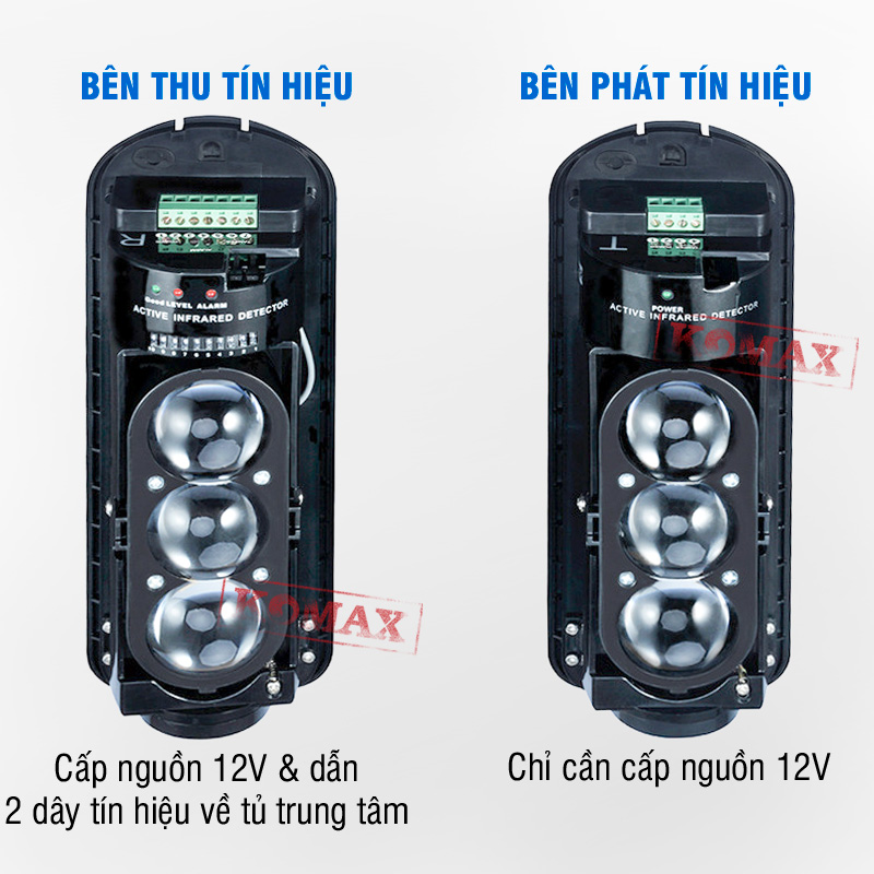 Đầu thu và phát của hàng rào chống trộm ABE-200