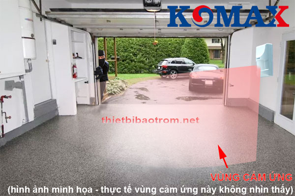 Mắt hồng ngoại chống trộm PA-476 gắn ở gara 